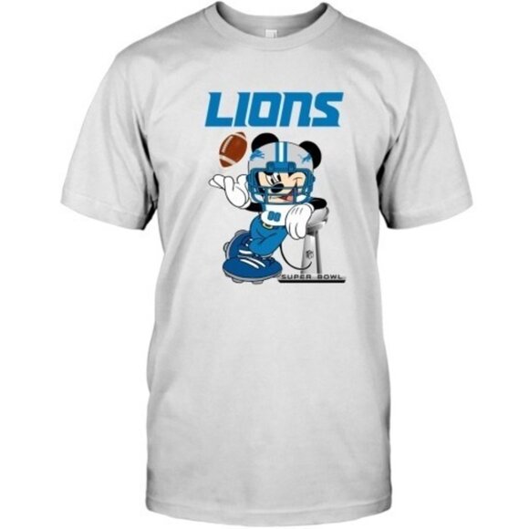 Other - Detroit Lions Mickey Mouse Disney Super Bowl Football T Shirt